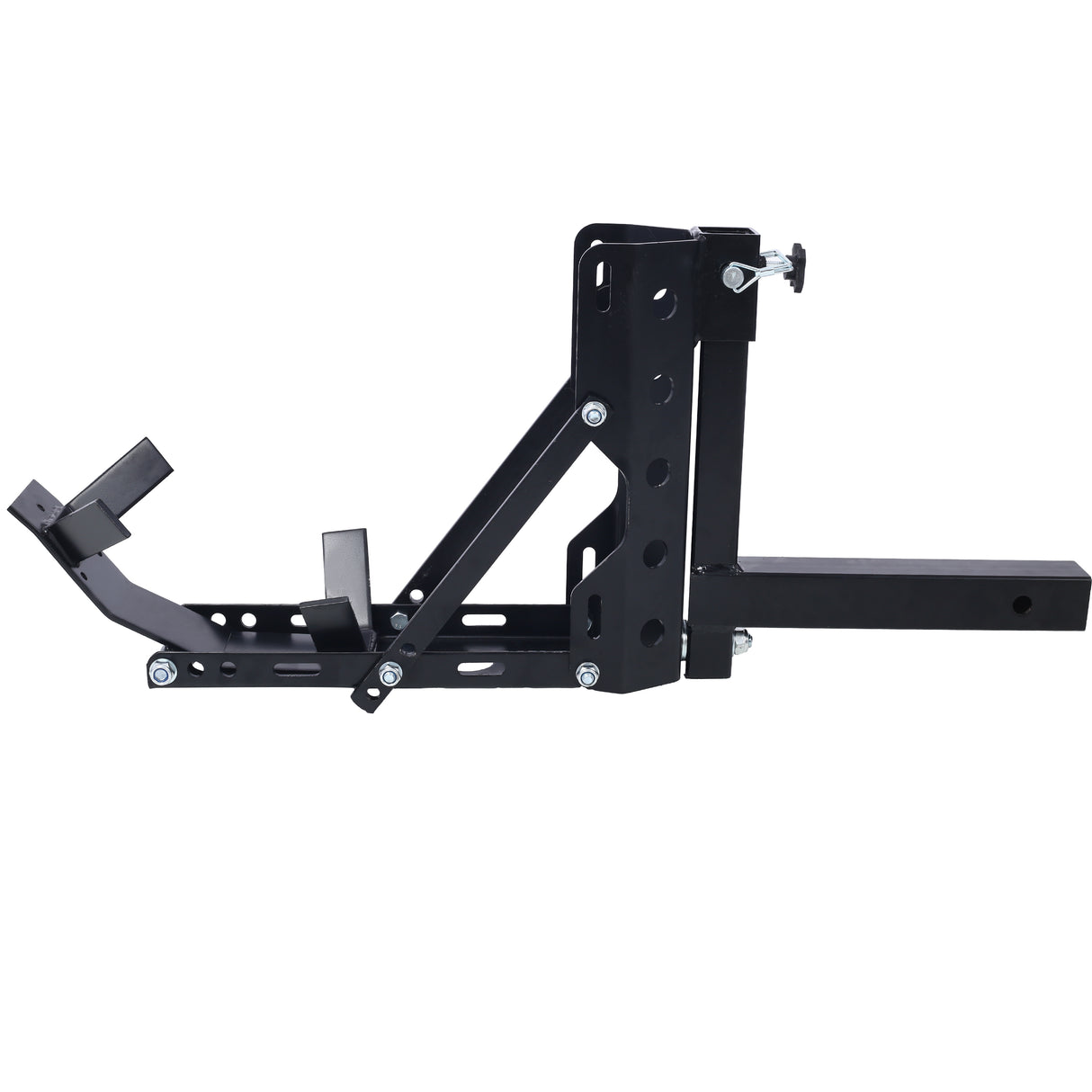 800LBS Motorcycle Trailer Hitch Scooter Hauler Mount Rack 2" Tow Carrier Receiver Heavy Duty Steel