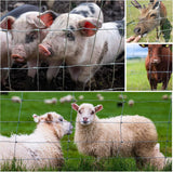 Farm Fence 4ft x 164ft 14 Gauge Heavy Zinc Coating Cattle Fence Galvanized Field Wire Fencing - Fab Heavy Parts