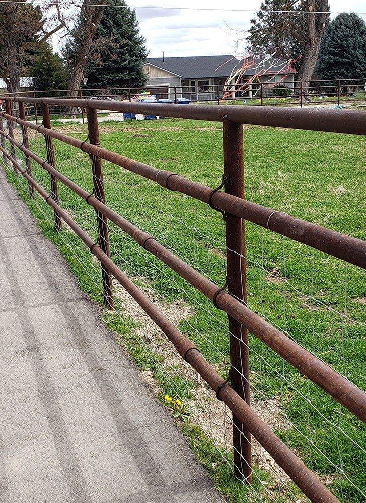 Farm Fence 5ft x 328ft 14Gauge Heavy Zinc Coating Cattle Fence Galvanized Field Wire Fencing Deer Fence Goat Fence Hog Wire Fencing for Yard Livestock & Animals Protection - Fab Heavy Parts