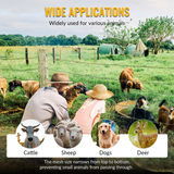 Farm Fence 5ft x 328ft 14Gauge Heavy Zinc Coating Cattle Fence Galvanized Field Wire Fencing Deer Fence Goat Fence Hog Wire Fencing for Yard Livestock & Animals Protection - Fab Heavy Parts
