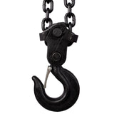 Chain Hoist 4400lbs 2T Capacity 10ft with 2 Heavy Duty Hooks Manual Steel Construction--Black