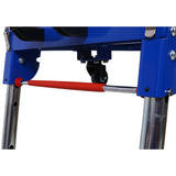 5-in-1 Portable Workbench with Detachable Miter Saw Stand & Height Adjustable Legs Scaffold/Dolly/Creeper/Platform