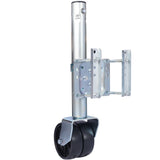 1500lbs Trailer Jack with Double Wheel Adjustable 12" Lift Swivel Tongue Towing