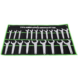 21 PCS SAE Jumbo Service Wrench Set CR-V Forged Steel Large Combination Wrenches