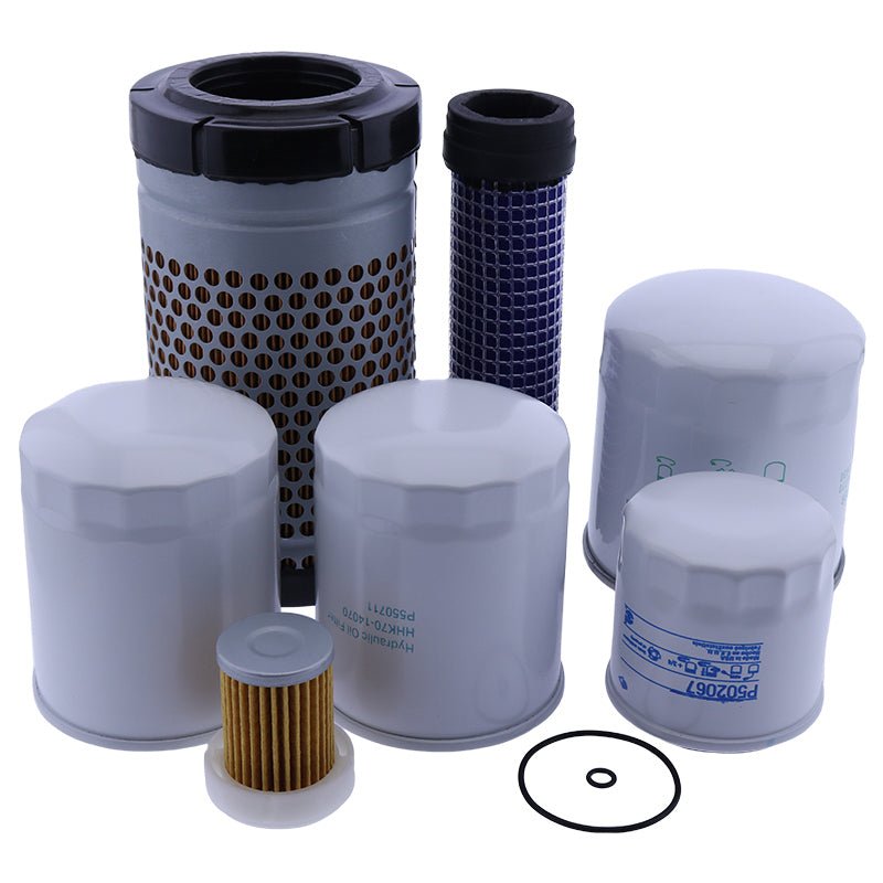 Filter Kit 1G319 - 11210 6A320 - 59930 for Kubota Utility Vehicle RTV - X900 RTV - X1100 Tractor B3350HSD B3350HSDC B3350SUHSD - Fab Heavy Parts