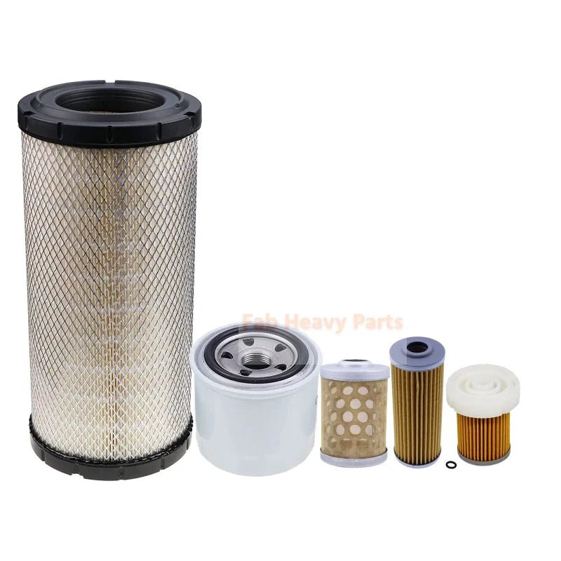 Filter Kit 32123 - 12700 894456 - 7412 897071 - 3480 894437 - 0220 Fits for AIRMAN PDS185S - Fab Heavy Parts