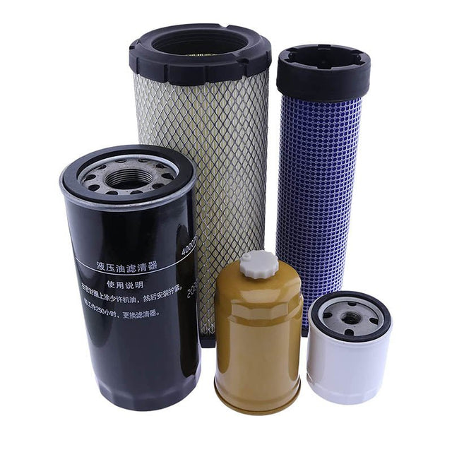 Filter Kit 40271228 40318591 40007576 40049446 40007638 for LS Tractor XG3140 - Fab Heavy Parts