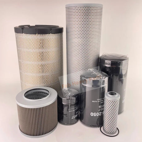 Filter Kit 4206272 4206273 Fits for Cummins Engine KTA19C Hitachi Excavator EX1100 - Fab Heavy Parts