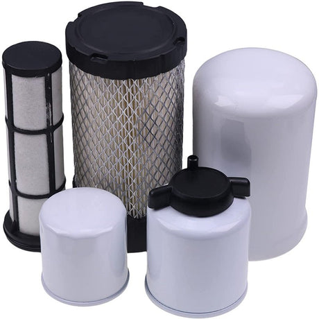 Filter Kit 6671057 6667352 6687262 6687263 6677652 Aftermarket Replacement For Bobcat Mini Track Loader MT52 MT55 MT85 - Fab Heavy Parts