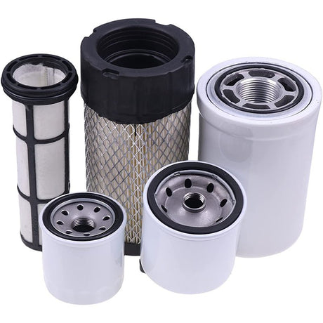 Filter Kit 6671057 6667352 6687262 6687263 6677652 Aftermarket Replacement For Bobcat Mini Track Loader MT52 MT55 MT85 - Fab Heavy Parts