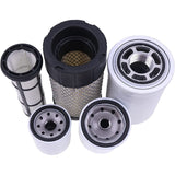 Filter Kit 6671057 6667352 6687262 6687263 6677652 Aftermarket Replacement For Bobcat Mini Track Loader MT52 MT55 MT85 - Fab Heavy Parts