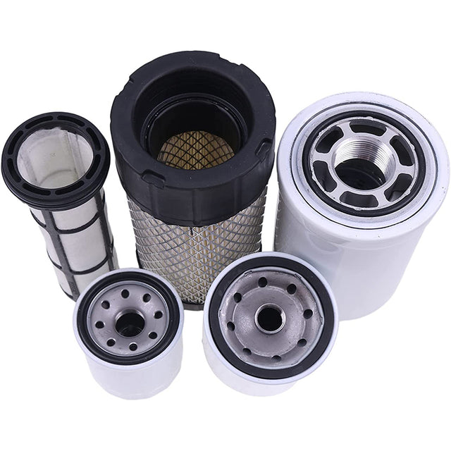 Filter Kit 6671057 6667352 6687262 6687263 6677652 Aftermarket Replacement For Bobcat Mini Track Loader MT52 MT55 MT85