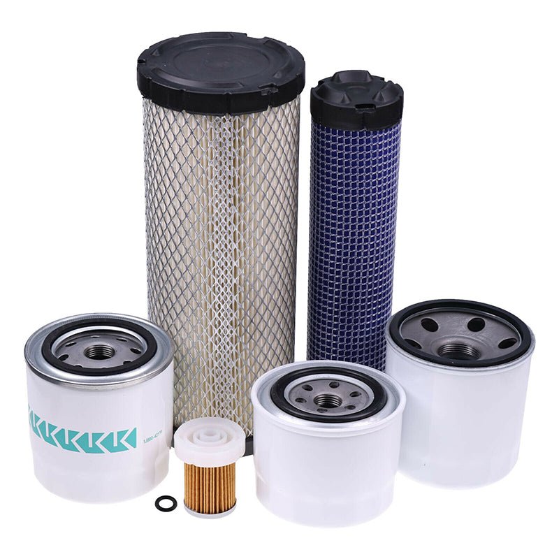 Filter Kit 6A320 - 59930 TA040 - 93220 for Kubota Tractor L2800 L3200 L3400 L3700SU L3800 (HST) - Fab Heavy Parts