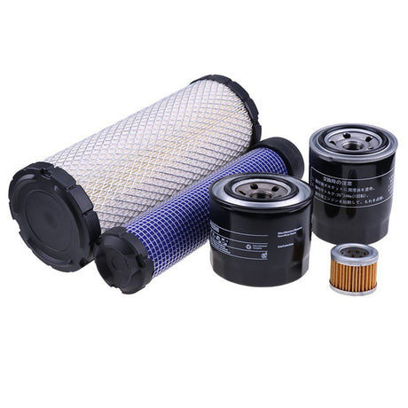 Filter Kit Fits for John Deere Compact Excavator 35D 50D With Yanmar 3TNV88 - BNHB Engine - Fab Heavy Parts