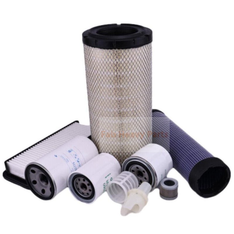 Filter Kit Fits for Kubota M5 - 091 & M5 - 111 Tractors w/ V3800T4 Engine - Fab Heavy Parts