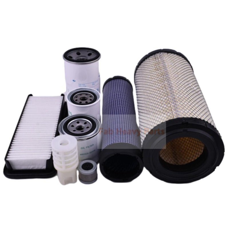 Filter Kit Fits for Kubota M5 - 091 & M5 - 111 Tractors w/ V3800T4 Engine - Fab Heavy Parts