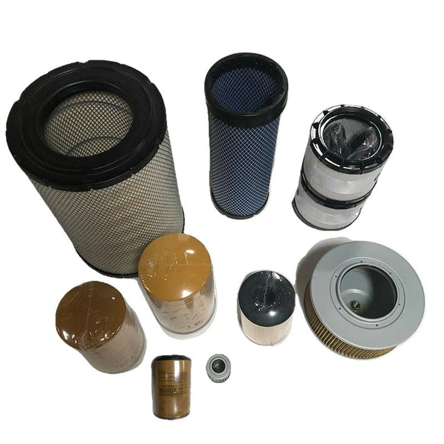 Filter Kit for Hino Engine J05E Kobelco Excavator SK200 - 8 SK210 - 8 - Fab Heavy Parts