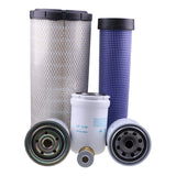 Kit de filtro HH1C0-32430 55231-26150 para el cargador de pista compacto de Kubota SVL90-2 SVL95-2