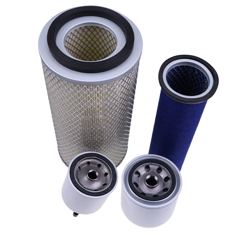 Filter Kit for Kubota Engine V2203 Aftermarket Replacement For Bobcat Skid Steer Loader S130 S150 S160 S175 S185 S205