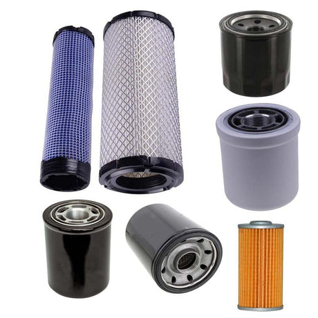 Filter Kit for Yanmar Engine 3TNE82 3TNE84 3TNE88 Fits for John Deere Tractor 4210 4310 4410 - Fab Heavy Parts