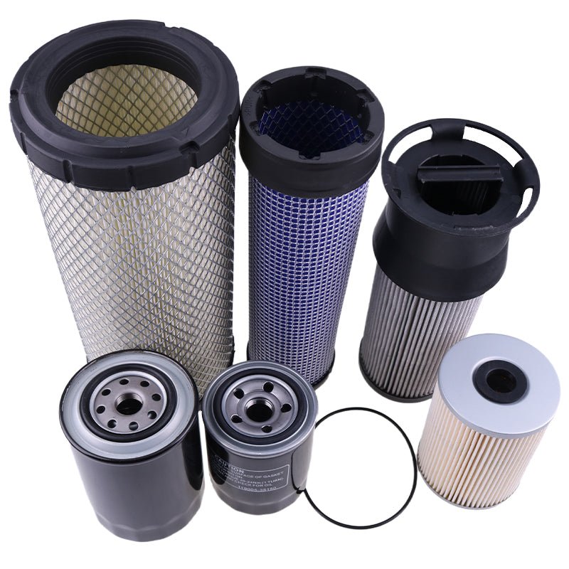 Filter Kit LVA21038 for Yanmar Engine Fits for John Deere Compact Utility Tractor 3033R 3039R 3046R - Fab Heavy Parts