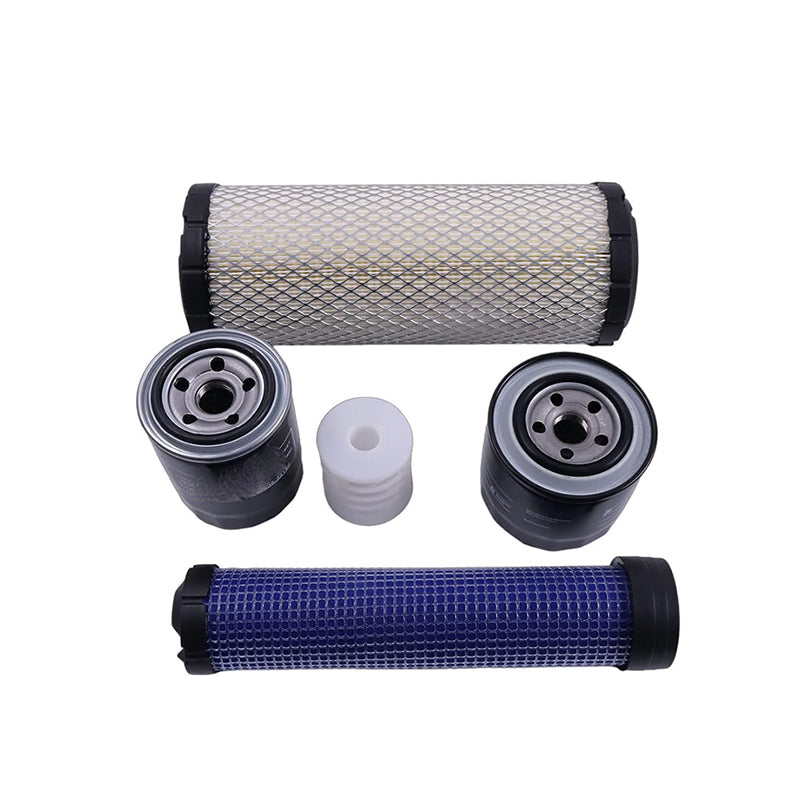Kit de filtro M806419 M811032 MIU800645 M131802 M131803 para motor Yanmar 3TNE82A compatible con John Deere Tractor 790