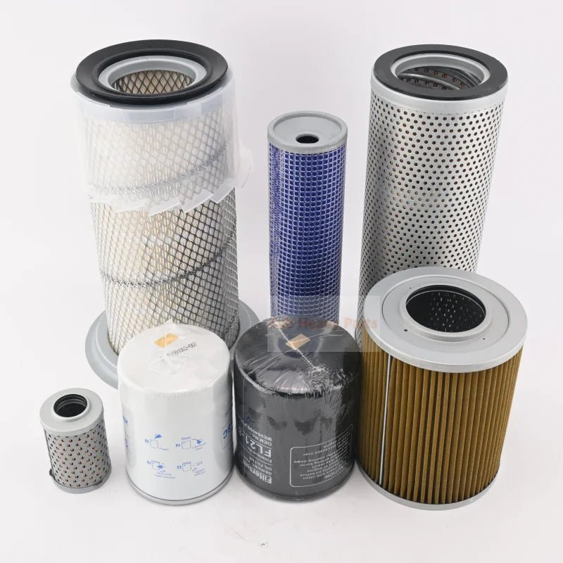 Filter Kit ME014833 ME006066 for Mitsubishi Engine 4D32 Fits for Caterpillar CAT Excavator E70B - Fab Heavy Parts