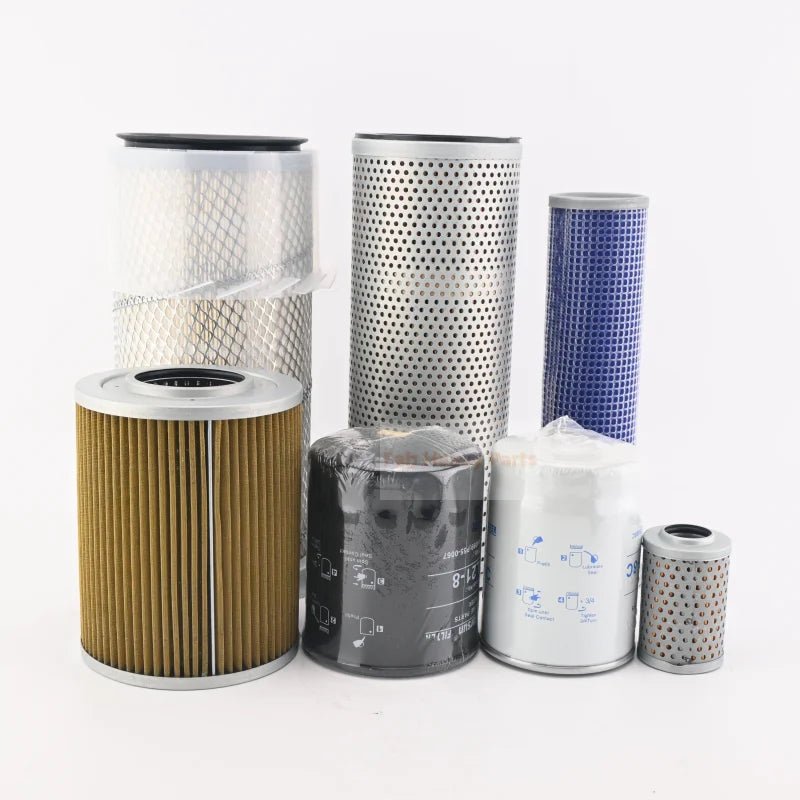 Filter Kit ME014833 ME006066 for Mitsubishi Engine 4D32 Fits for Caterpillar CAT Excavator E70B - Fab Heavy Parts