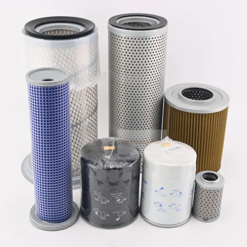 Filter Kit ME014833 ME006066 for Mitsubishi Engine 4D32 Fits for Caterpillar CAT Excavator E70B - Fab Heavy Parts