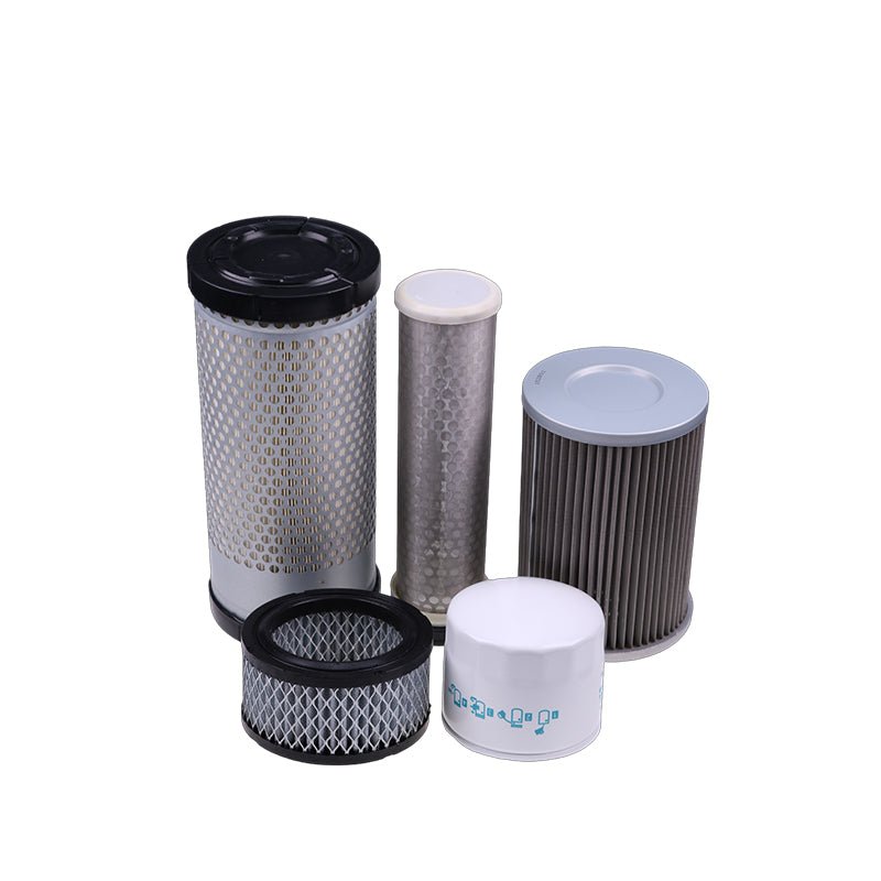 Filter Kit RD158 - 42270 RD158 - 42280 HH164 - 32430 RD411 - 62210 RD159 - 51020 for Kubota Excavator KX040 - 4 - Fab Heavy Parts