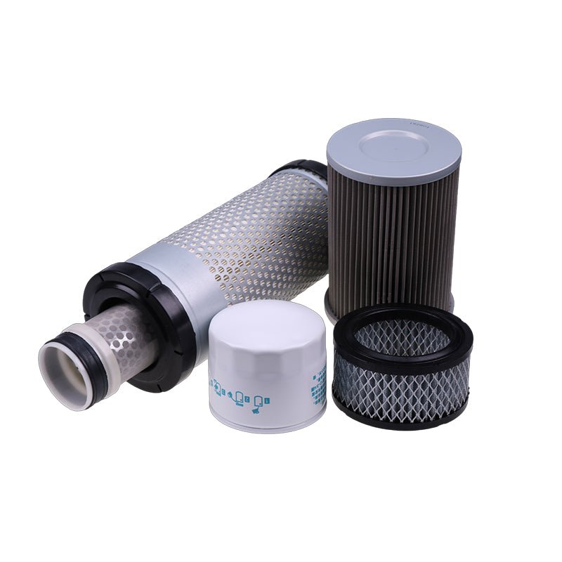 Filter Kit RD158 - 42270 RD158 - 42280 HH164 - 32430 RD411 - 62210 RD159 - 51020 for Kubota Excavator KX040 - 4 - Fab Heavy Parts