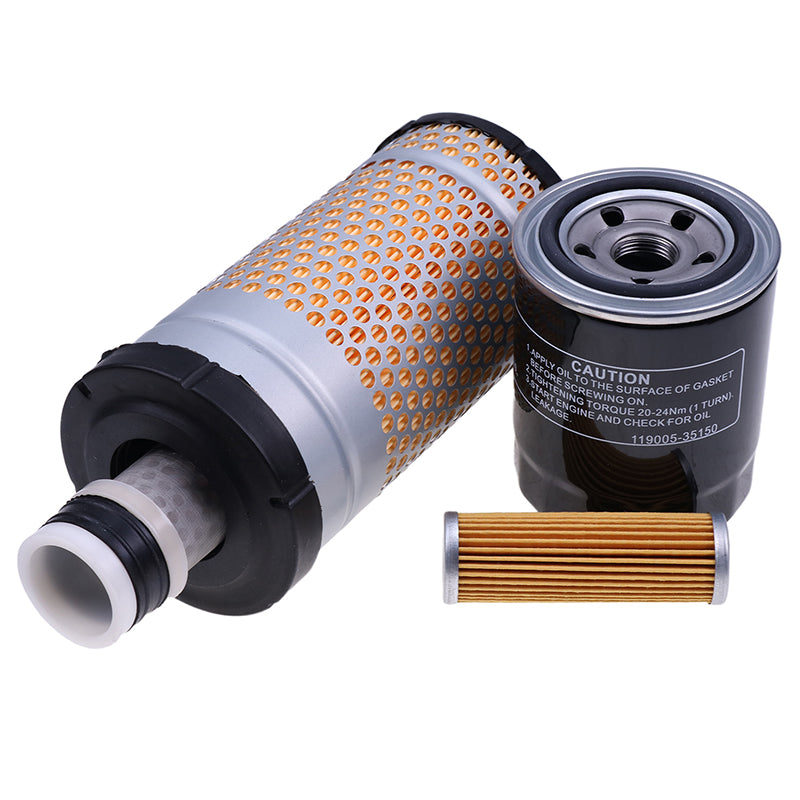 Kit de servicio de filtro 60060-9941-0 6C060-99410 para Kubota Mini Excavator U10 U10-3