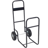 Firewood Fireplace Log Cart 200 lbs Capacity Wood Rack with Pneumatic Wheels - Fab Heavy Parts
