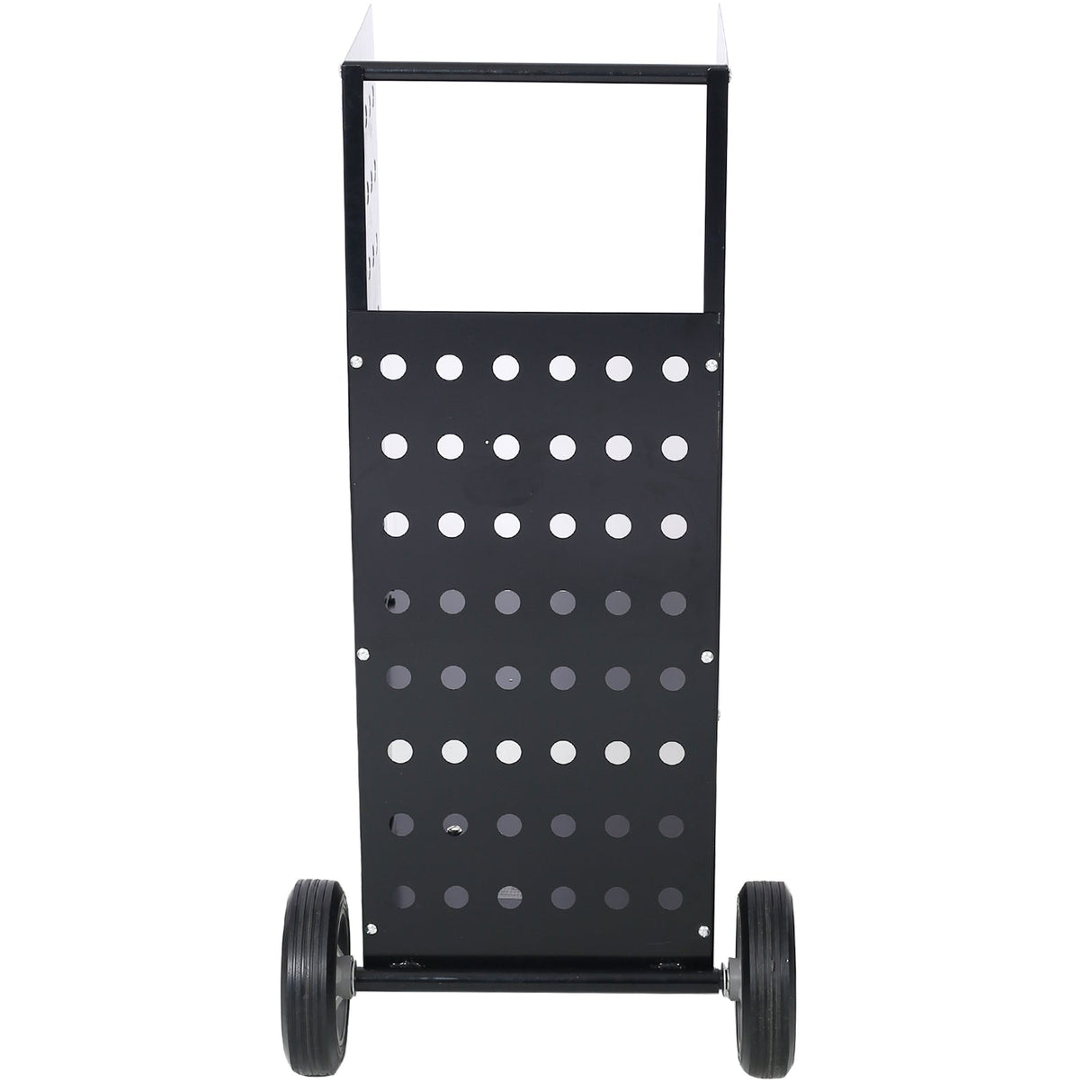 Firewood Fireplace Log Cart 200lbs Capacity Wood Rack Heavy Duty - Black - Fab Heavy Parts