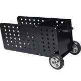 Firewood Fireplace Log Cart 200lbs Capacity Wood Rack Heavy Duty - Black - Fab Heavy Parts