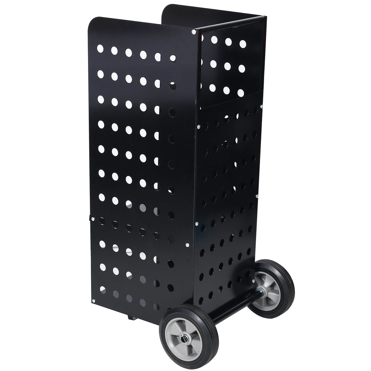 Firewood Fireplace Log Cart 200lbs Capacity Wood Rack Heavy Duty - Black - Fab Heavy Parts