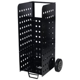 Firewood Fireplace Log Cart 200lbs Capacity Wood Rack Heavy Duty - Black - Fab Heavy Parts