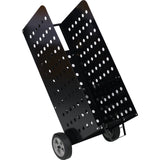 Firewood Fireplace Log Cart 200lbs Capacity Wood Rack Heavy Duty - Black - Fab Heavy Parts