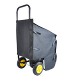 Firewood Log Cart Carrier Outdoor Indoor Black Steel Wood Rack Storage Mover Rolling Wheeled Metal Dolly Hauler Moving Equipment - Fab Heavy Parts