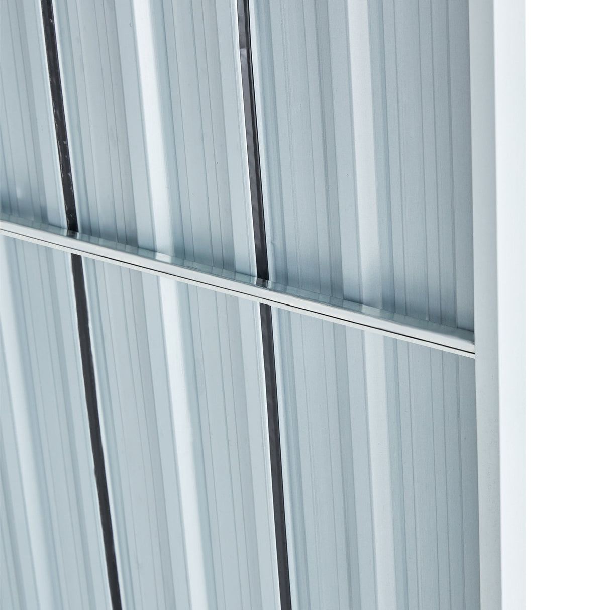 Firewood Rack Log Holder Storage with Roof Stand Gray Galvanized Steel 129.9" - Fab Heavy Parts