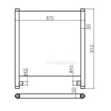 Fits For Case Excavator CX240 CX240LR Hydraulic Oil Cooler LN00066 - Fab Heavy Parts