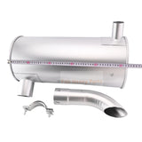 Angkop para sa CAT Caterpillar 70B 70 307 Muffler P/N 7I-8874 7I8874 5I-9076 5I9076 117-2362 1172362, Engine 4D32