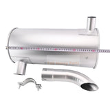 Fits for CAT Caterpillar 70B 70 307 Muffler P/N 7I - 8874 7I8874 5I - 9076 5I9076 117 - 2362 1172362, Engine 4D32 - Fab Heavy Parts