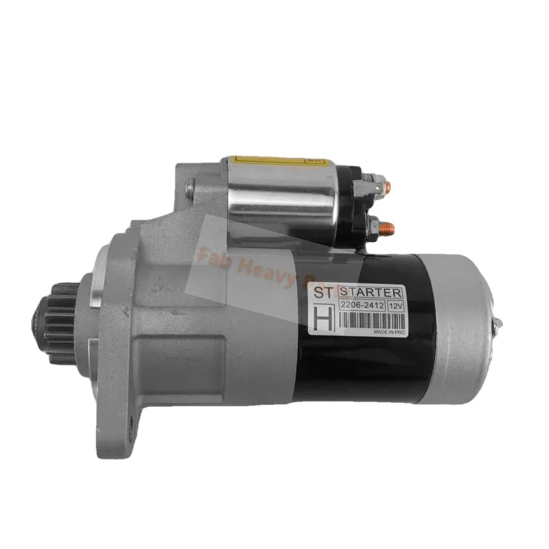 Fits for Caterpillar Excavator CAT 304CR 305CR Engine K4N S4L2 Starter Motor 31A66 - 00102 31A6600102 - Fab Heavy Parts