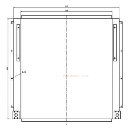 Fits for Caterpillar Excavator CAT 365B 365B II 365B L Engine 3196 Hydraulic Oil Cooler 162 - 6274 1626274 210 - 8120 2108120 - Fab Heavy Parts