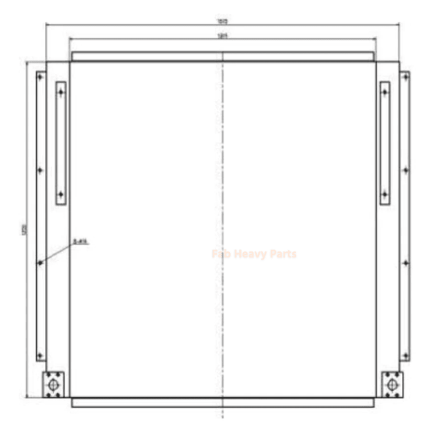 Fits for Caterpillar Excavator CAT 365B 365B II 365B L Engine 3196 Hydraulic Oil Cooler 162 - 6274 1626274 210 - 8120 2108120 - Fab Heavy Parts
