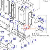 Fits For Komatsu Wheel Loader WA200-5 WA250-5 WA270-5 Hydraulic Radiator Core Assembly 418-03-31112