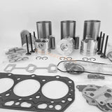 Fits Komatsu Excavator PC25 - 1 PC30 - 7 PC35R - 8 PC30MRX - 1 Yanmar Engine 3TNE84 3TNE84T Fits Komatsu Engine 3D84E Overhaul Rebuild Kit - Fab Heavy Parts