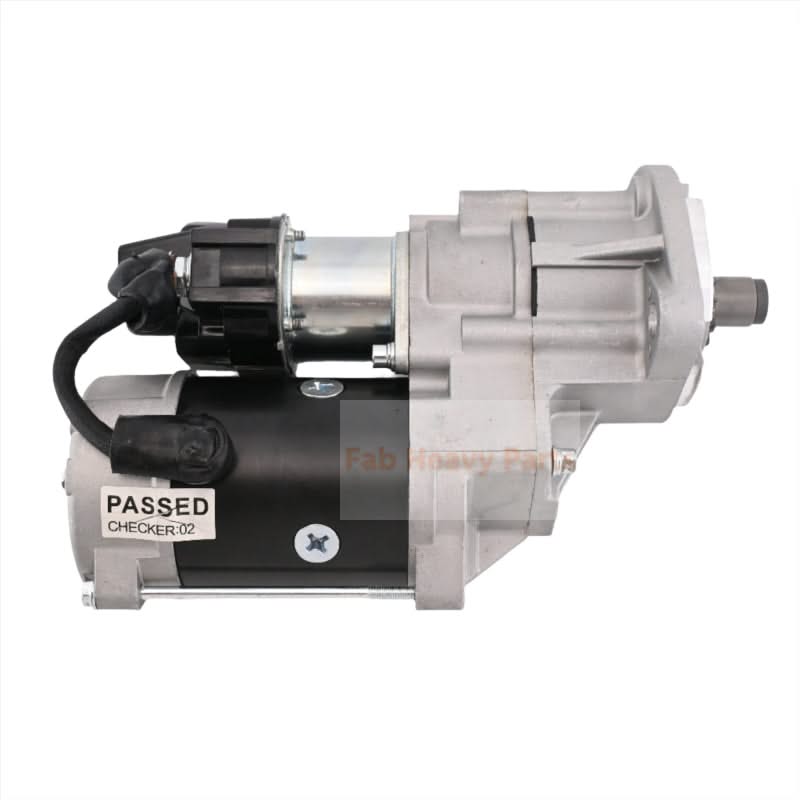 Fits Komatsu PC60 - 7 Starter Motor 24V 11 Teeth 4.5KW Engine 4D102T - Fab Heavy Parts