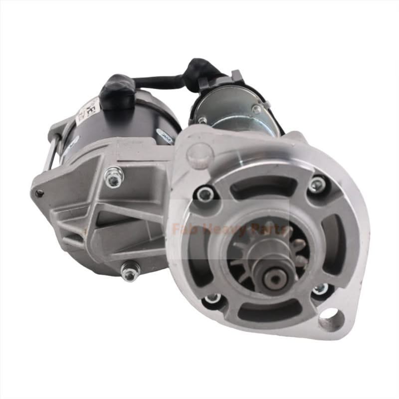 Fits Komatsu PC60 - 7 Starter Motor 24V 11 Teeth 4.5KW Engine 4D102T - Fab Heavy Parts